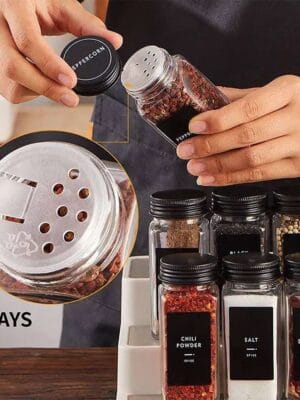 Jar Set with Filling and Labeling Tools